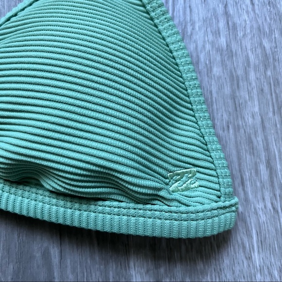 Billabong• Tanlines Ceci Triangle Bikini Top Safari Green - Picture 9 of 12